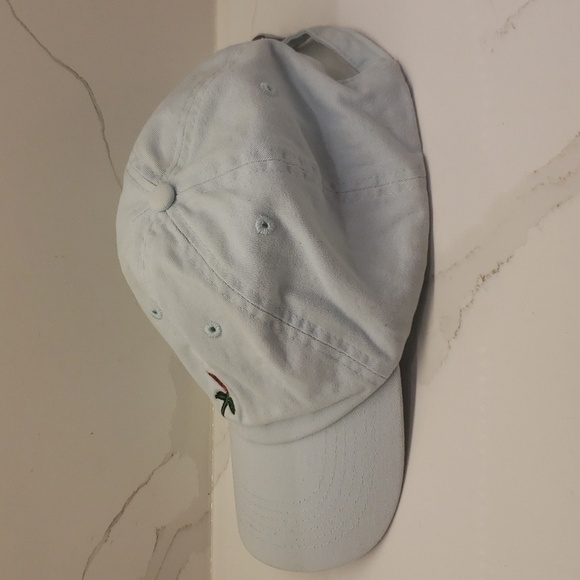 BRIMZ Baseball Cap Ladies Womens Light Blue Rose Adjustable - Picture 2 of 10